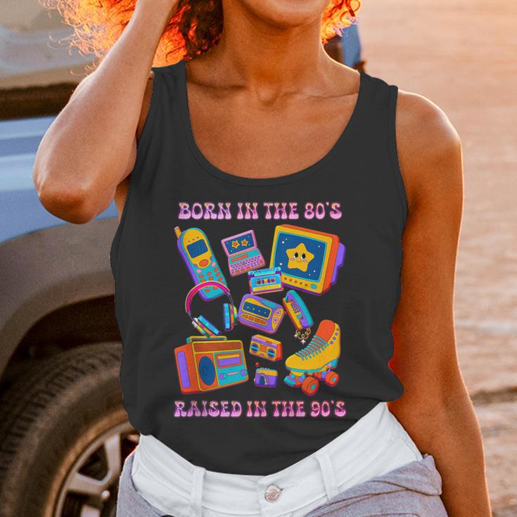 Born In The 80s Raised In The 90s Nostalgia Retro Memories Unisex Tank Top