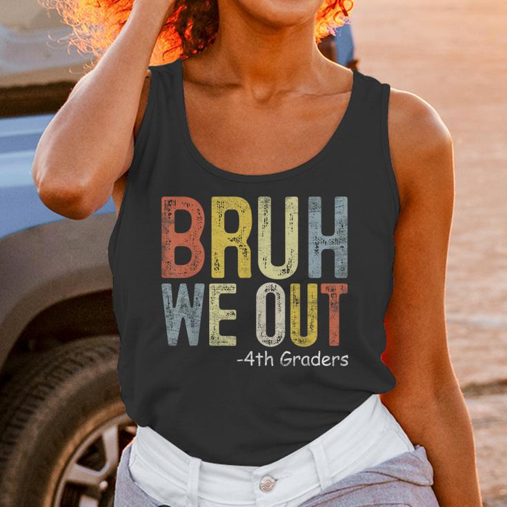Bruh We Out 4th Graders Fourth Grade Graduation Class 2024 Unisex Tank Top