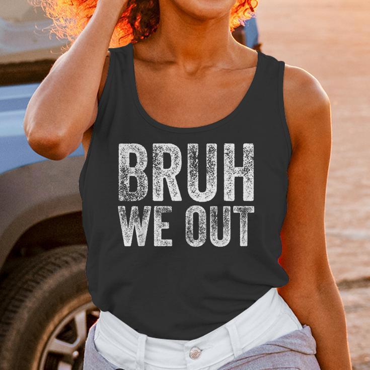 BRUH WE OUT GRADUATE Happy Graduation Student Retro Vintage Unisex Tank Top