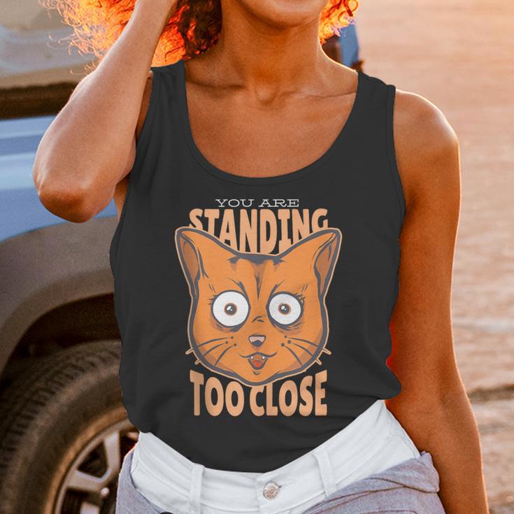 Cat Lover Antisocial Too Close Introvert People Hater Unisex Tank Top