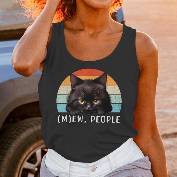 Cat Pun Introvert Anti Social Ew People Kitty Unisex Tank Top