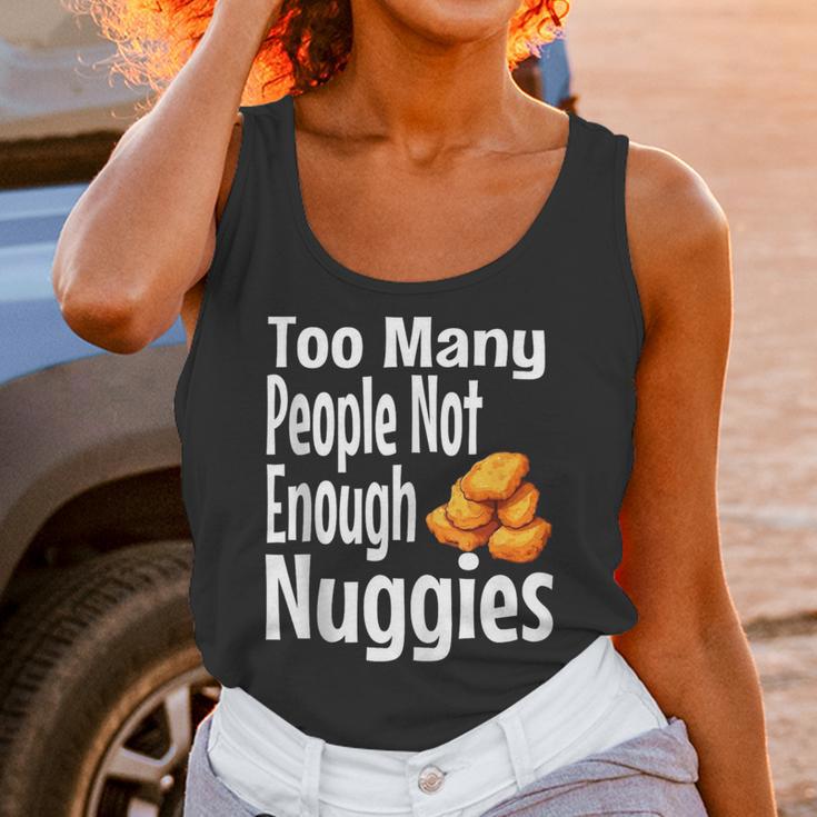 Chicken Nugget Saying Introvert Nuggie Foodie Food Unisex Tank Top Chicken Nugget Saying Introvert Nuggie Foodie Food Unisex Tank Top