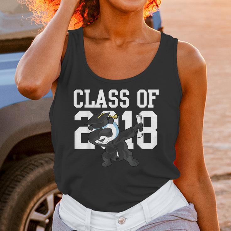 Class Of 2018 Graduation Dabbing Panda Bear Unisex Tank Top