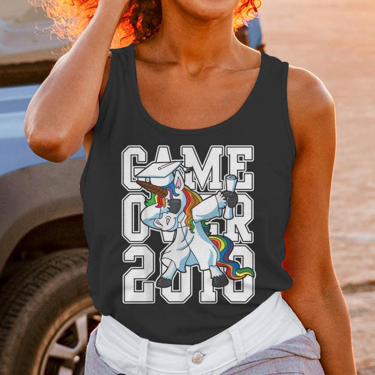 Class Of 2018 Graduation Dabbing Unicorn Shirt Unisex Tank Top