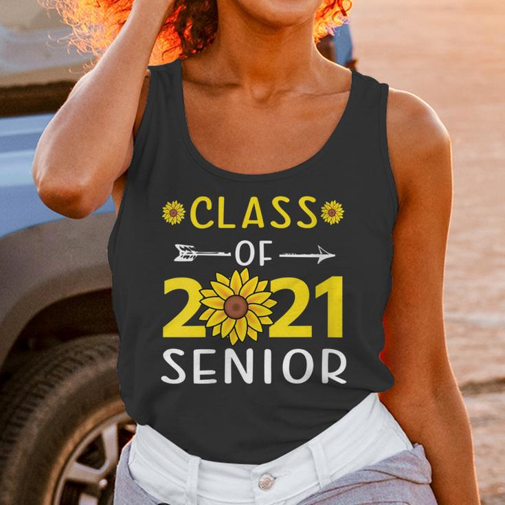 Class Of 2021 Senior Graduation Sunflower Unisex Tank Top