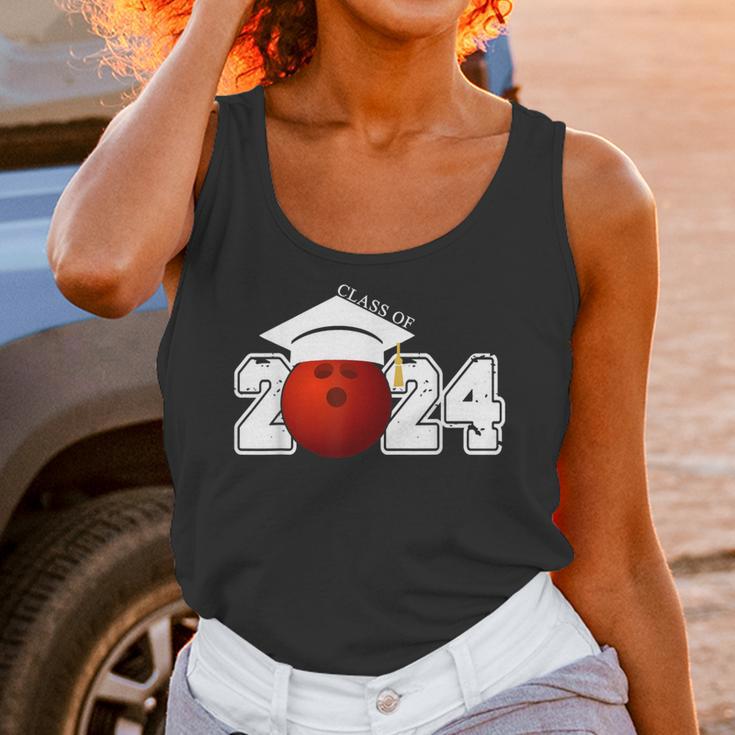 Class Of 2024 Graduation For Him Her Bowling Sports Unisex Tank Top