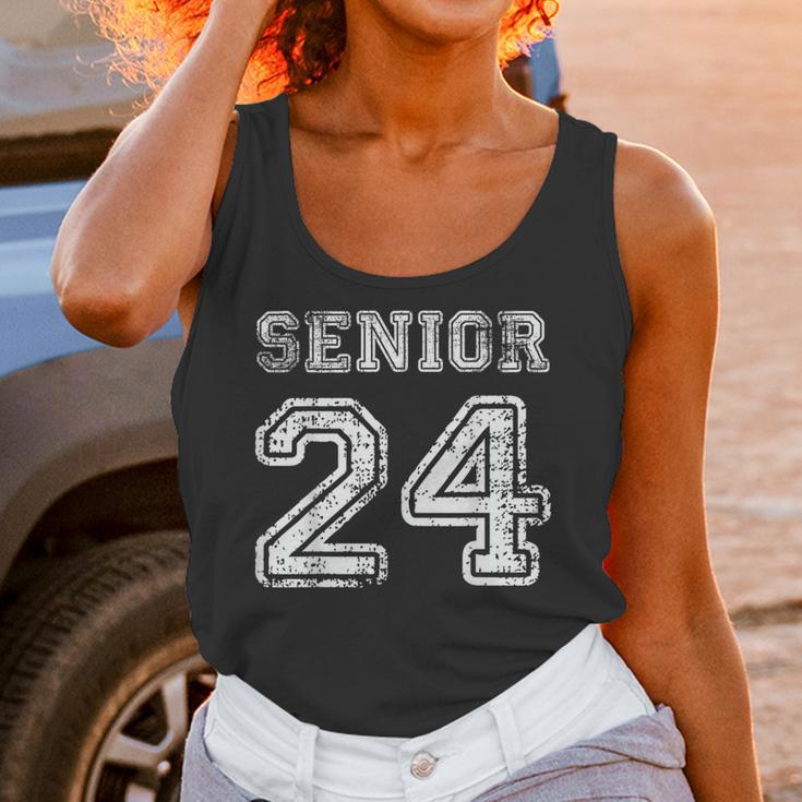 Class Of 2024 Senior Graduation Tee Back To School Vintage Unisex Tank Top