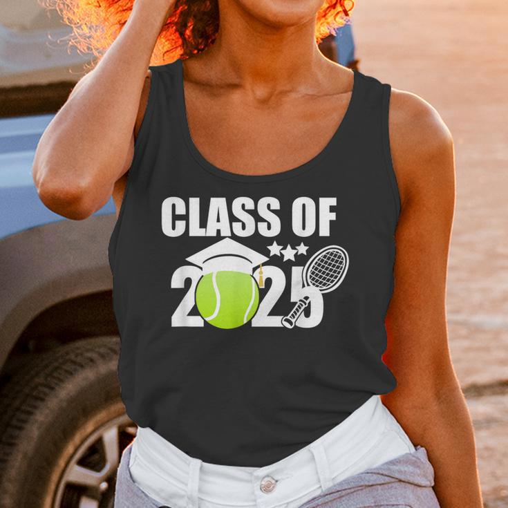 Class Of 2025 Graduation Senior Tennis Player Unisex Tank Top