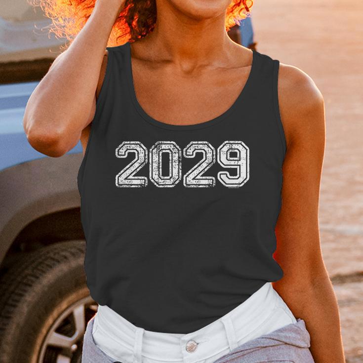 Class Of 2029 Shirt Graduation Vintage Him Her Senior 2029 Unisex Tank Top