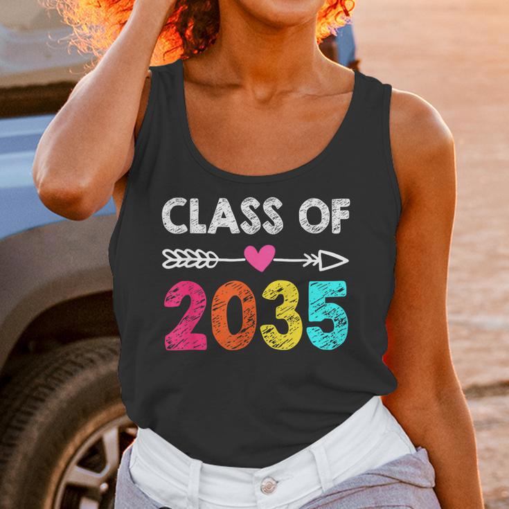 Class Of 2035 Kindergarten Pre K Grow With Me Graduation Unisex Tank Top