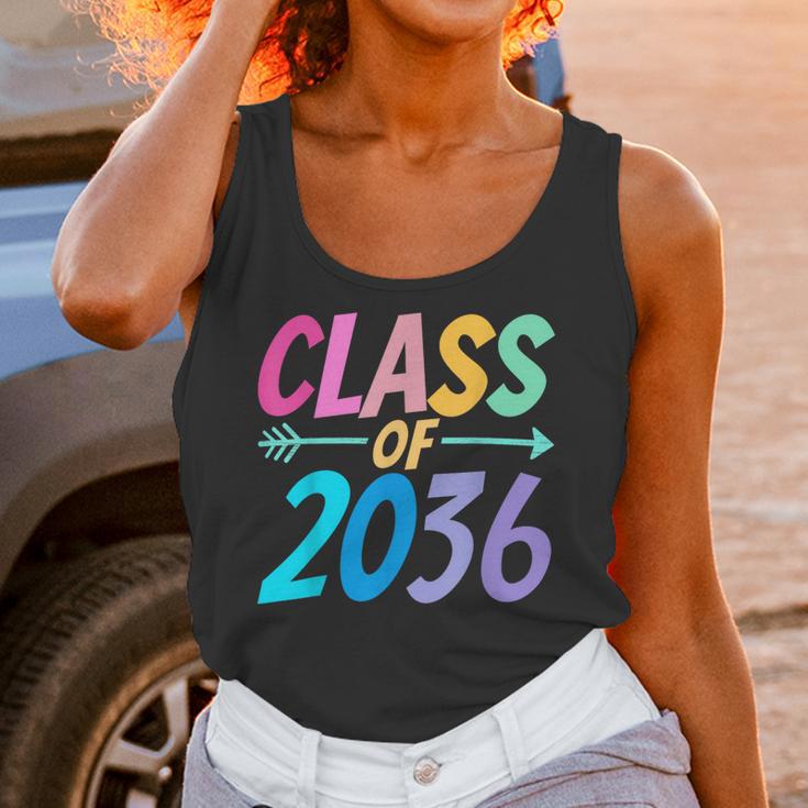 Class Of 2036 First Day Kindergarten Grow With Me Graduation Unisex Tank Top
