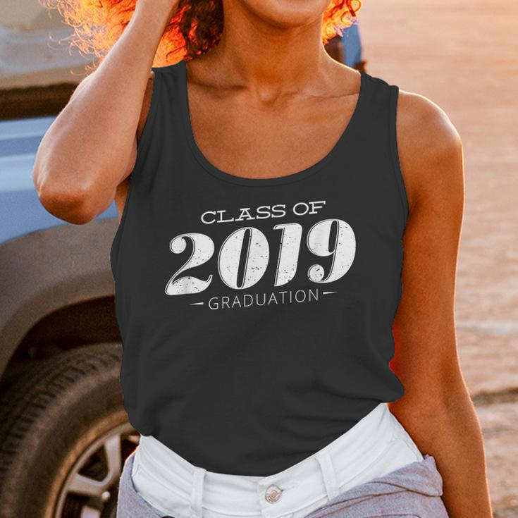 Cute Class Of 2019 Distressed Senior Graduation 2019 Unisex Tank Top