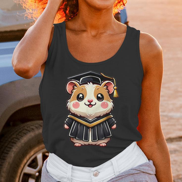 Cute Hamster Graduation Unisex Tank Top