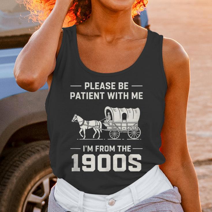 Dad Please Be Patient With Me I'm From The 1900s Vintage Unisex Tank Top Dad Please Be Patient With Me I'm From The 1900s Vintage Unisex Tank Top
