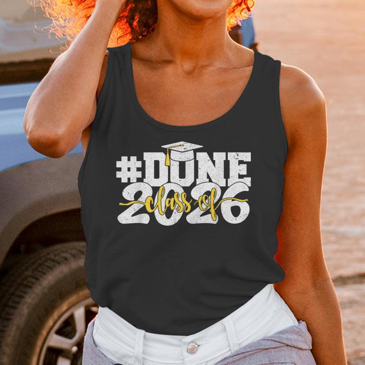Done Class Of 2026 Graduation 2026 Senior Graduate School Unisex Tank Top