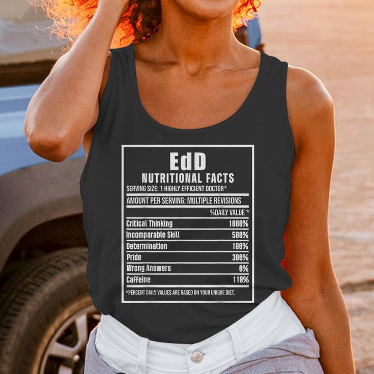 EdD Doctor Of Education Nutrition Doctorate Graduation Unisex Tank Top