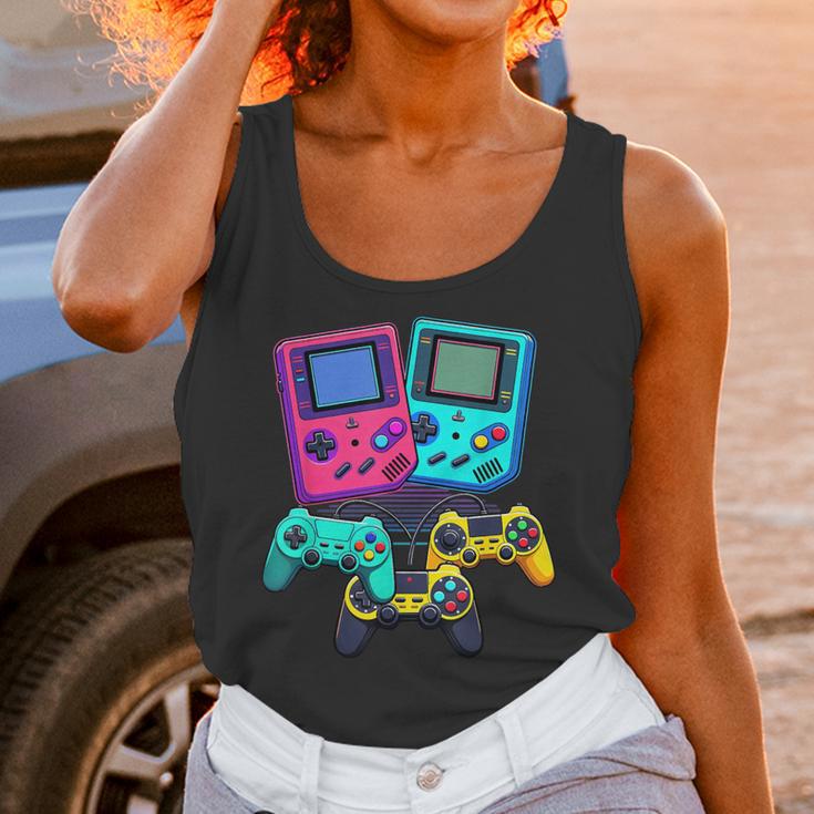 Eighties Console Controller Gaming Player Gadget Nostalgia Unisex Tank Top Eighties Console Controller Gaming Player Gadget Nostalgia Unisex Tank Top