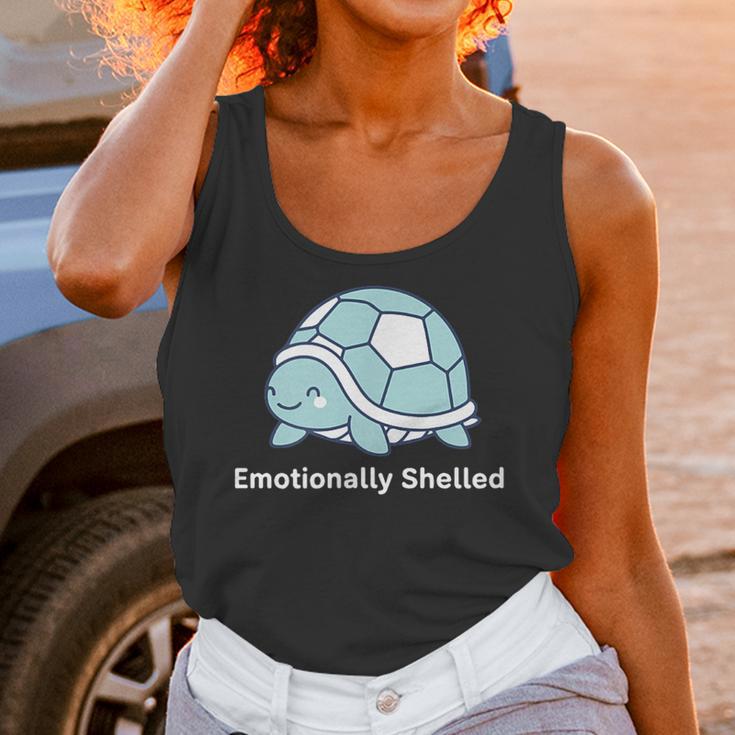 Emotionally Shelled Turtle Introvert Turtle Tee Unisex Tank Top Emotionally Shelled Turtle Introvert Turtle Tee Unisex Tank Top