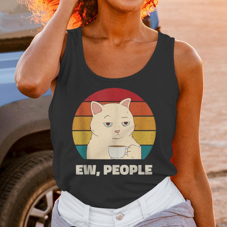 Ew People Introvert Cat Lover Crazy Colorful Cat Lady Unisex Tank Top Ew People Introvert Cat Lover Crazy Colorful Cat Lady Unisex Tank Top