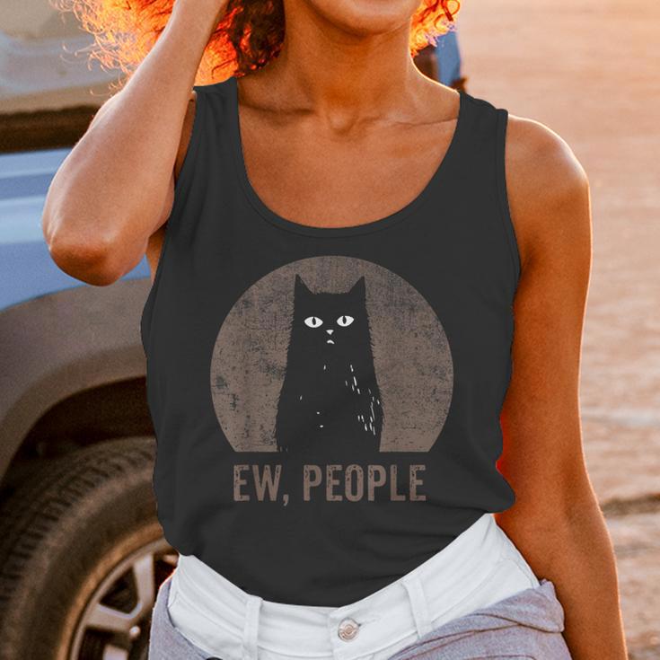 Ew People Introvert Cat Meow Cat Lover Men Women Kids Unisex Tank Top