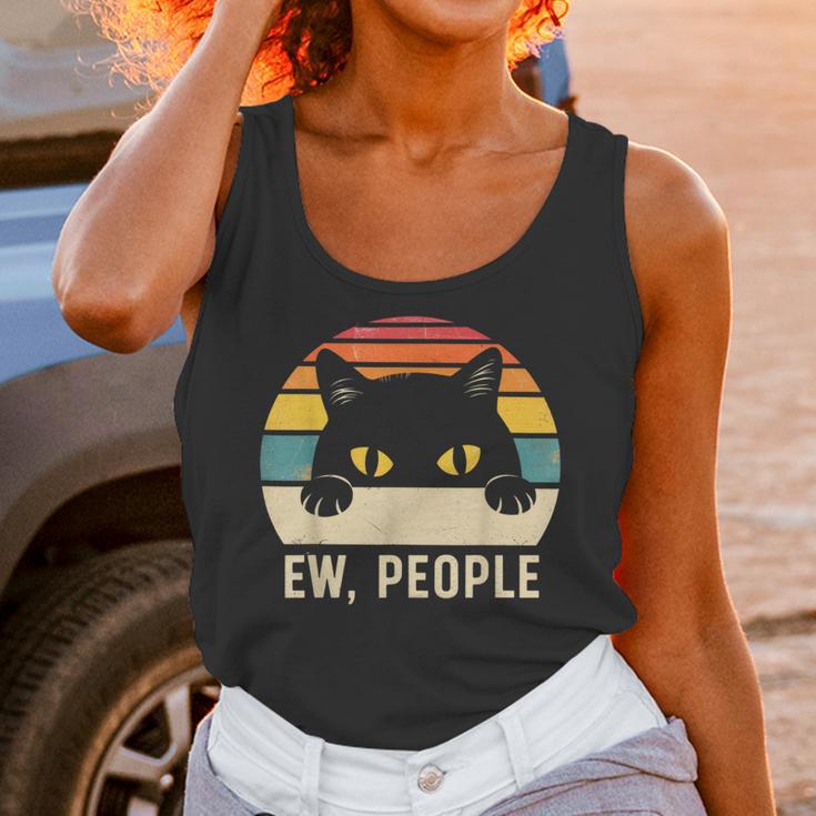 Ew People Retro Cat Vintage Anti-Social Introvert Unisex Tank Top Ew People Retro Cat Vintage Anti-Social Introvert Unisex Tank Top