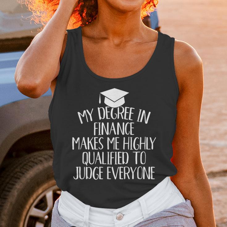 Finance Major Graduation Unisex Tank Top