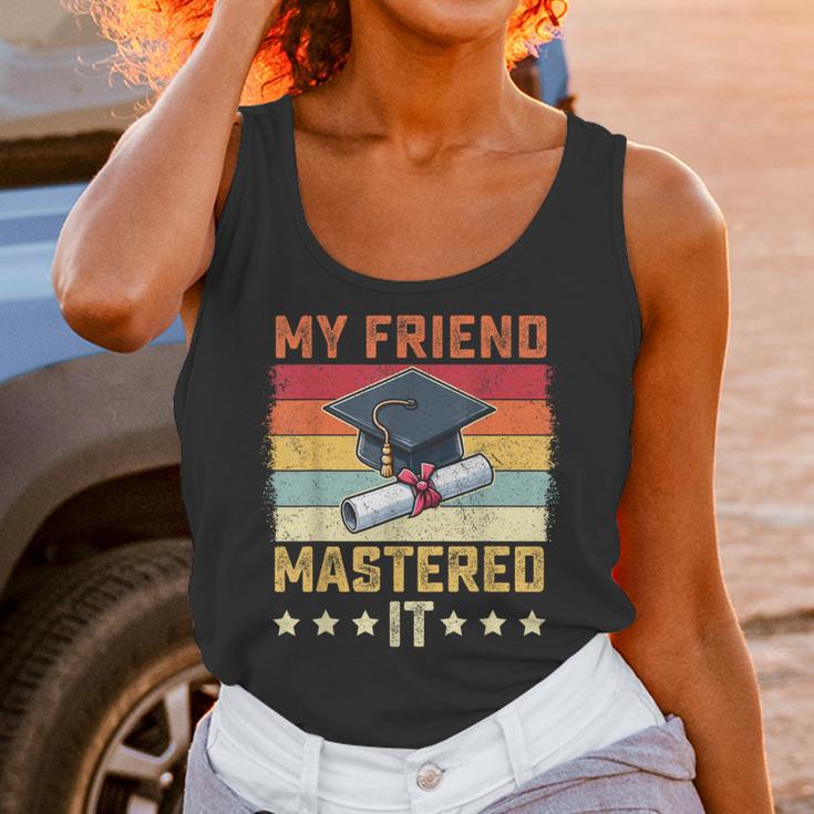 My Friend Mastered It Master's Degree Graduation Vintage Unisex Tank Top