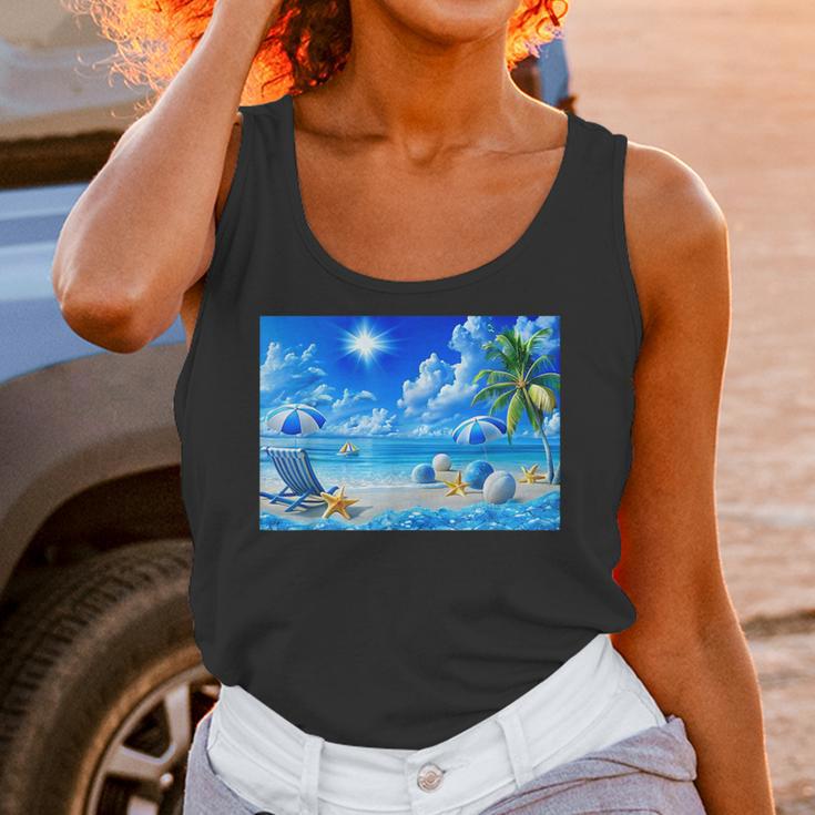 Frutiger Aero Beach Y2k Aesthetic Palm Tree Sand Ocean Men Women Girls Kids Unisex Tank Top Frutiger Aero Beach Y2k Aesthetic Palm Tree Sand Ocean Men Women Girls Kids Unisex Tank Top