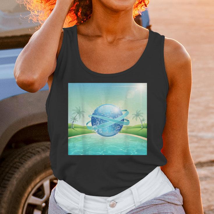 Frutiger Aero Y2k Aesthetic Palm Trees Cyber Beach World Unisex Tank Top Frutiger Aero Y2k Aesthetic Palm Trees Cyber Beach World Unisex Tank Top