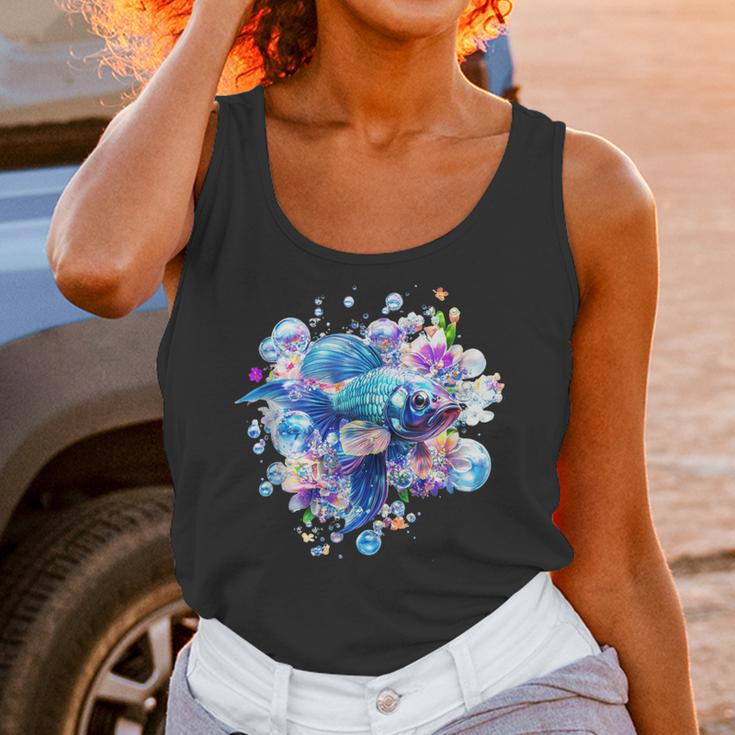Frutiger Aero Y2K Fish Unisex Tank Top