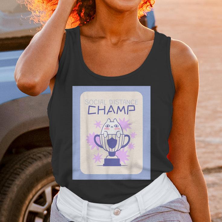 Fun Cute Introvert Cat Character Trophy For Men Women Unisex Tank Top Fun Cute Introvert Cat Character Trophy For Men Women Unisex Tank Top