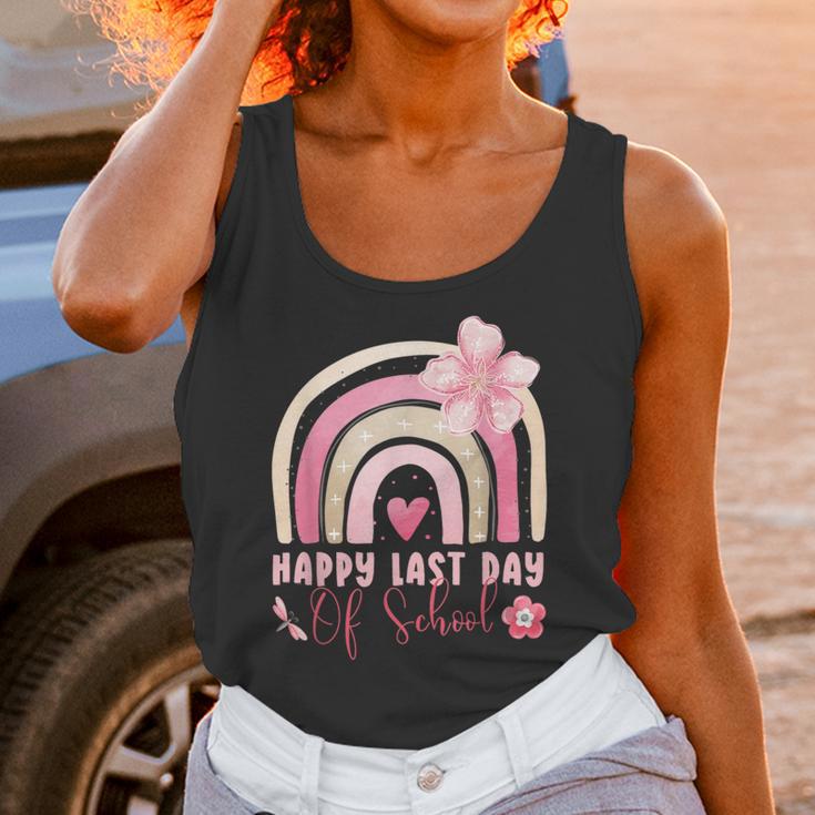 Fun Happy Last Day Of School Girl Student Graduation Rainbow Unisex Tank Top