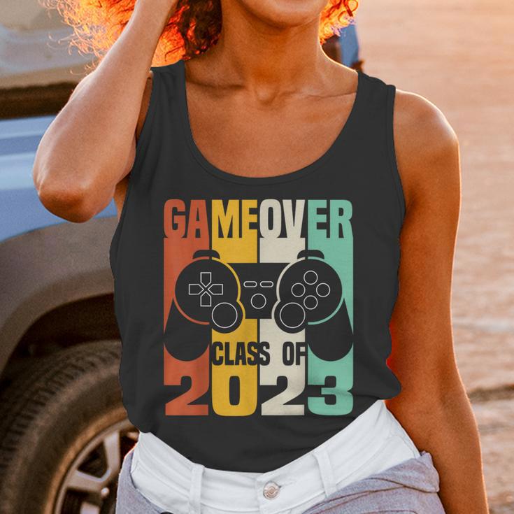 GAME OVER Class Of 2023 Video Games Vintage Graduation Gamer Unisex Tank Top