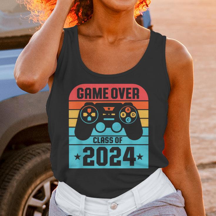 Game Over Class Of 2024 Shirt Students Graduation Unisex Tank Top