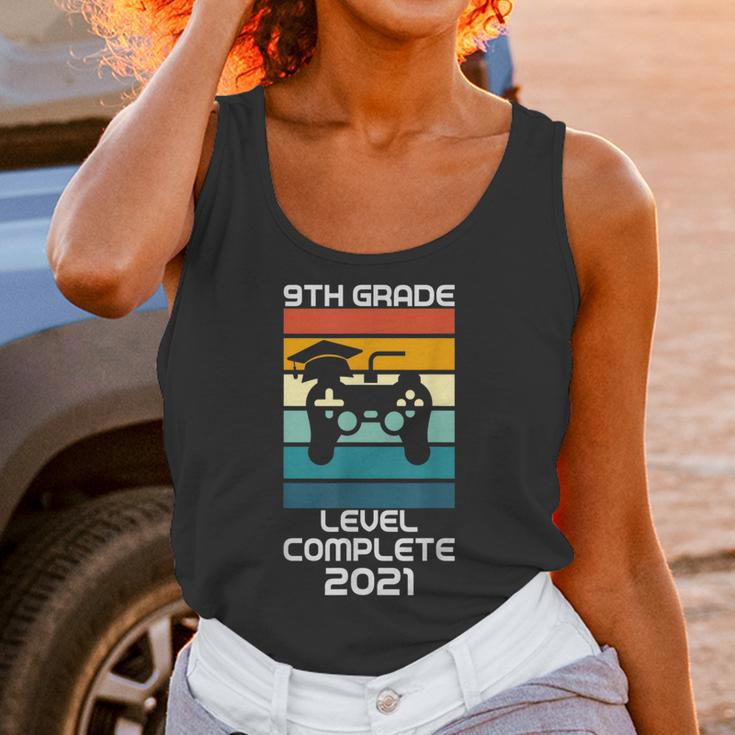 Gamer Graduation 2021 Retro 9th Grade Level Complete Unisex Tank Top