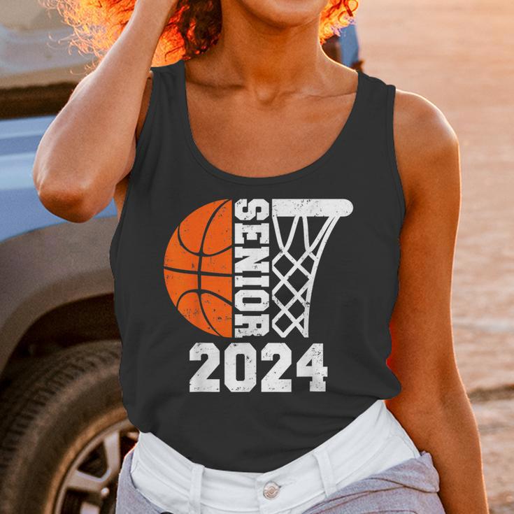 Graduate Senior Class Of 2024 Basketball Player Graduation Unisex Tank Top