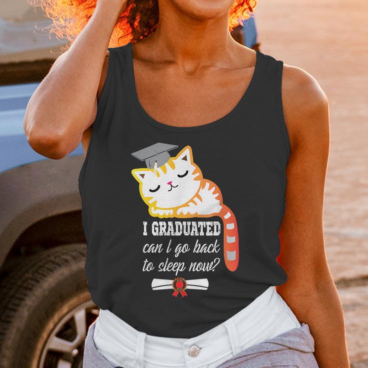 I Graduated Can I Go Back To Sleep Now Graduation Unisex Tank Top