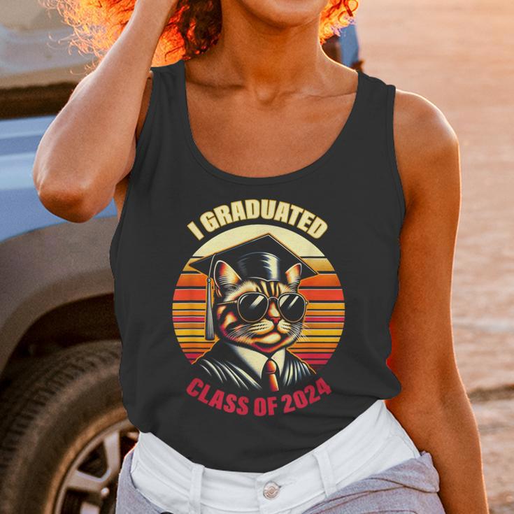 Graduation Day 2024 Graduate For School Degree College Cat Men Women Unisex Tank Top
