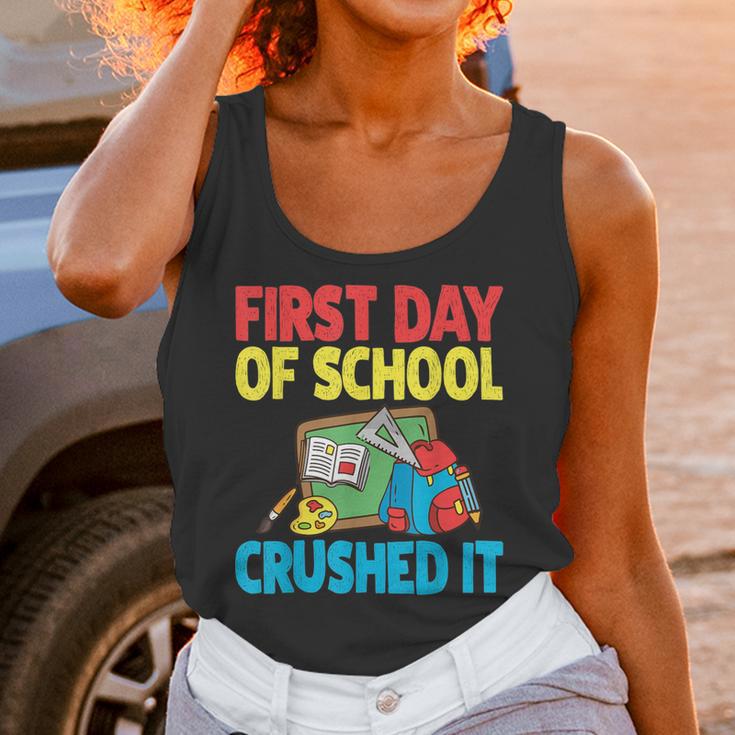 Graduation First Day Of School Crushed It Unisex Tank Top
