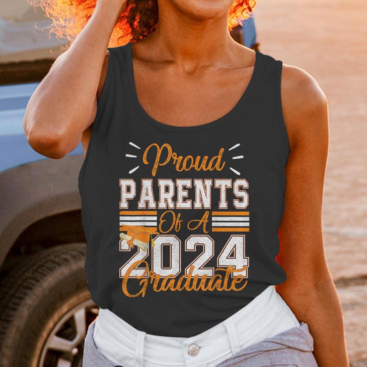 Graduation Proud Parents Of a 2024 Graduate For Mom And Dad Unisex Tank Top