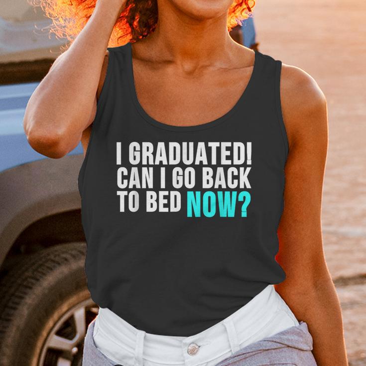 Graduation Shirt For Him Her Can I Go Back To Bed Unisex Tank Top