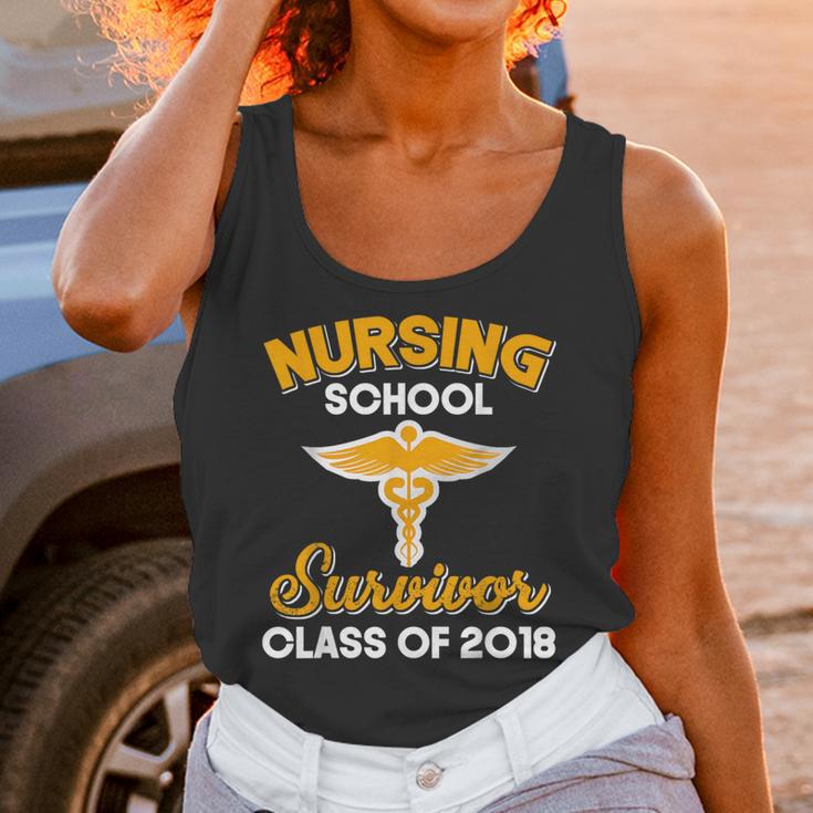 Graduation Shirt Nursing School Survivor Class Of 2018 Tee Unisex Tank Top