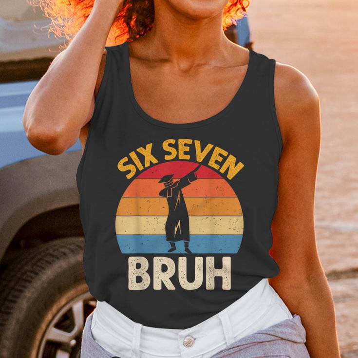 Graduation Six Seven Bruh Dabbing 67 Meme 6 7 Boys Kids Unisex Tank Top