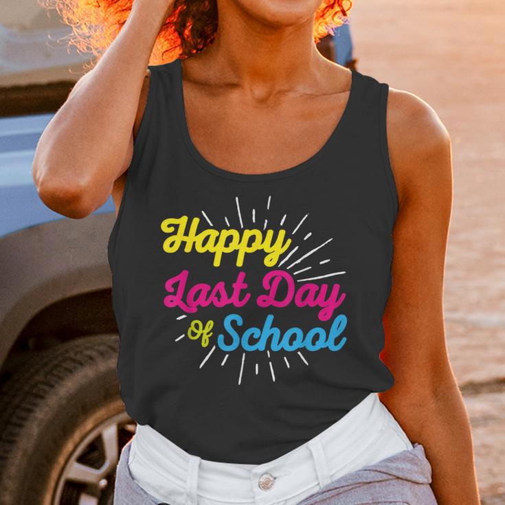 Happy Last Day Of School Graduation Teacher Students Unisex Tank Top