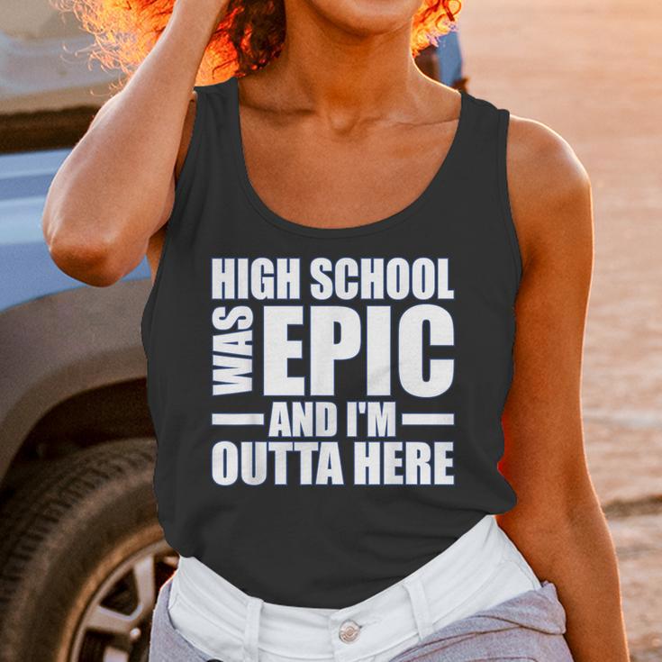 High School Graduate Graduation Party Meme Unisex Tank Top