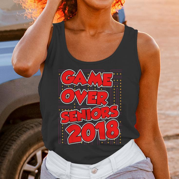 High School Graduation Tshirt Game Over Senior Class Of 2018 Unisex Tank Top