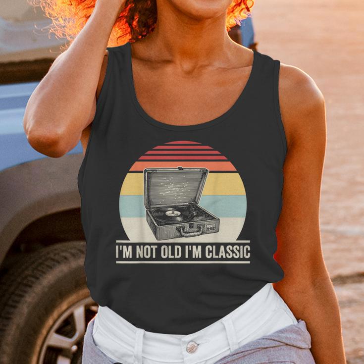 I'm Not Old I'm Classic Turntable Retro Nostalgia Unisex Tank Top