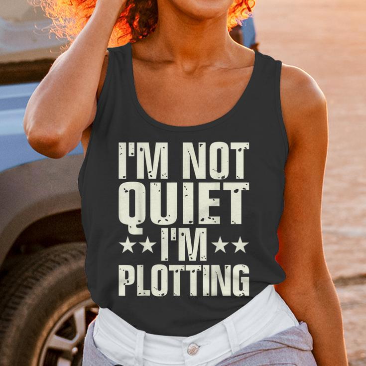 I'm Not Quiet I'm Plotting I Introvert Unisex Tank Top I'm Not Quiet I'm Plotting I Introvert Unisex Tank Top