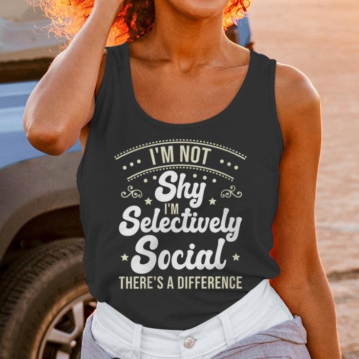 I'm Not Shy Selectively Social Introverted Anti Social Unisex Tank Top I'm Not Shy Selectively Social Introverted Anti Social Unisex Tank Top