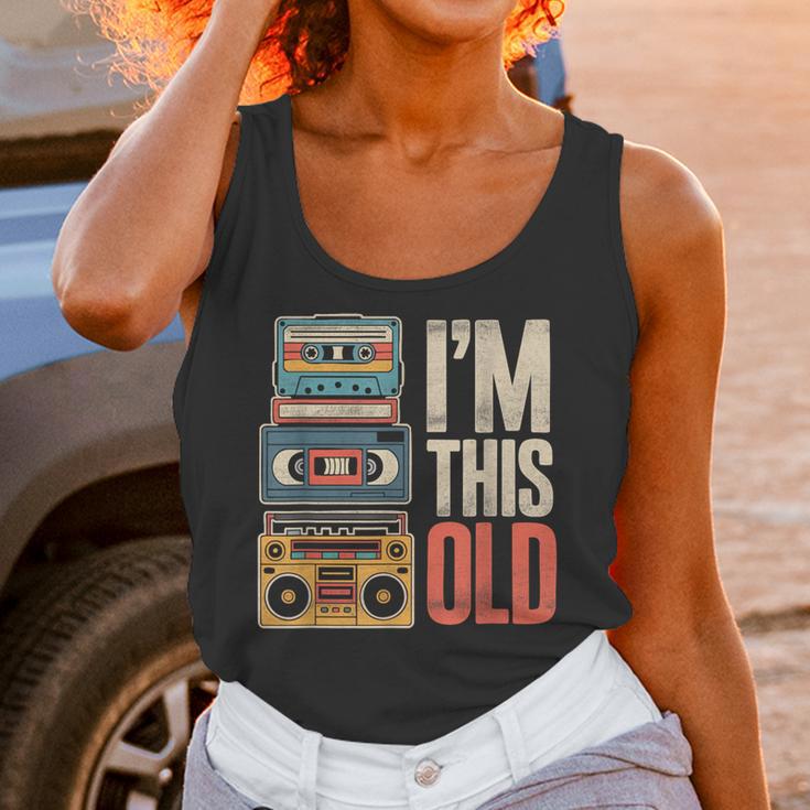 I'm This Old Vintage Cassette Tape Nostalgia Unisex Tank Top I'm This Old Vintage Cassette Tape Nostalgia Unisex Tank Top